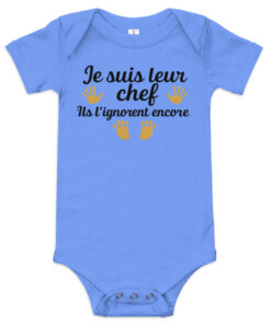 Alternative view of 👉 Body bébé drôle Le vêtement humoristique et tendre qui fait sourire toute la famille