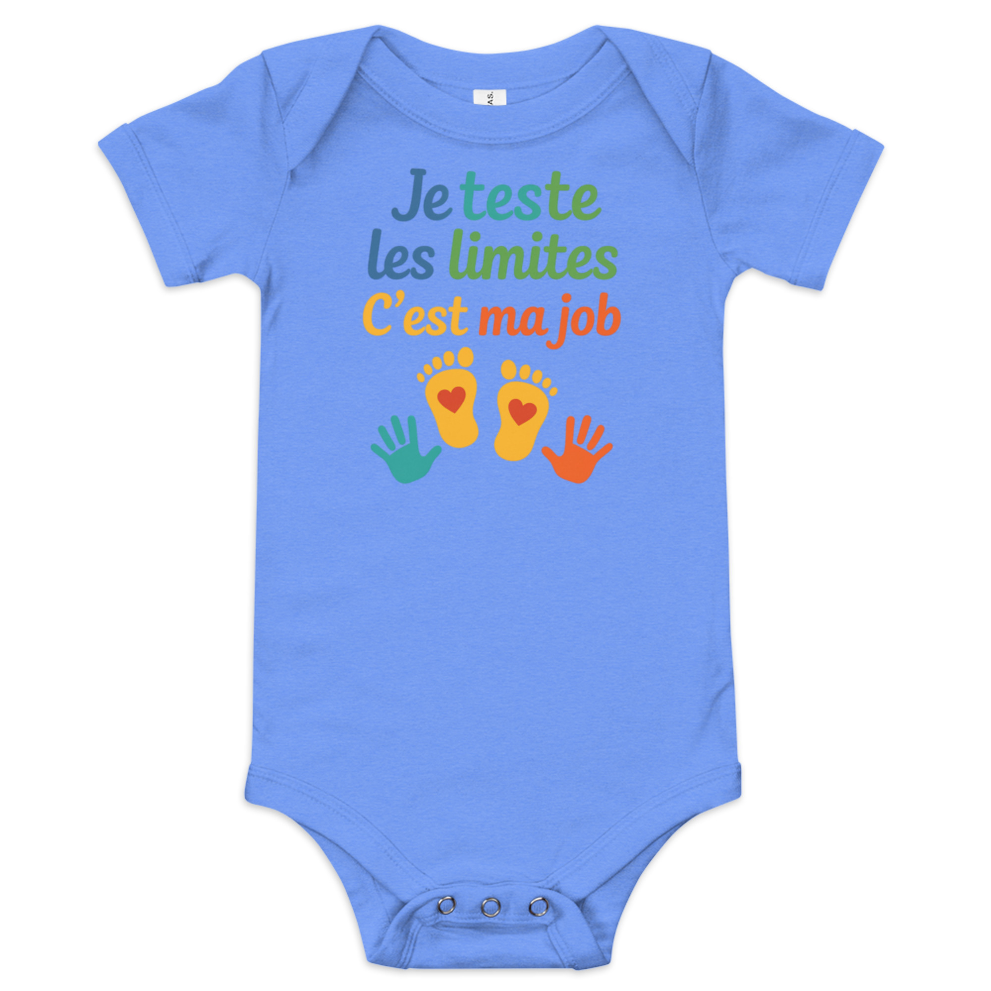 Body bébé humoristique "Je teste les limites" – Image 2