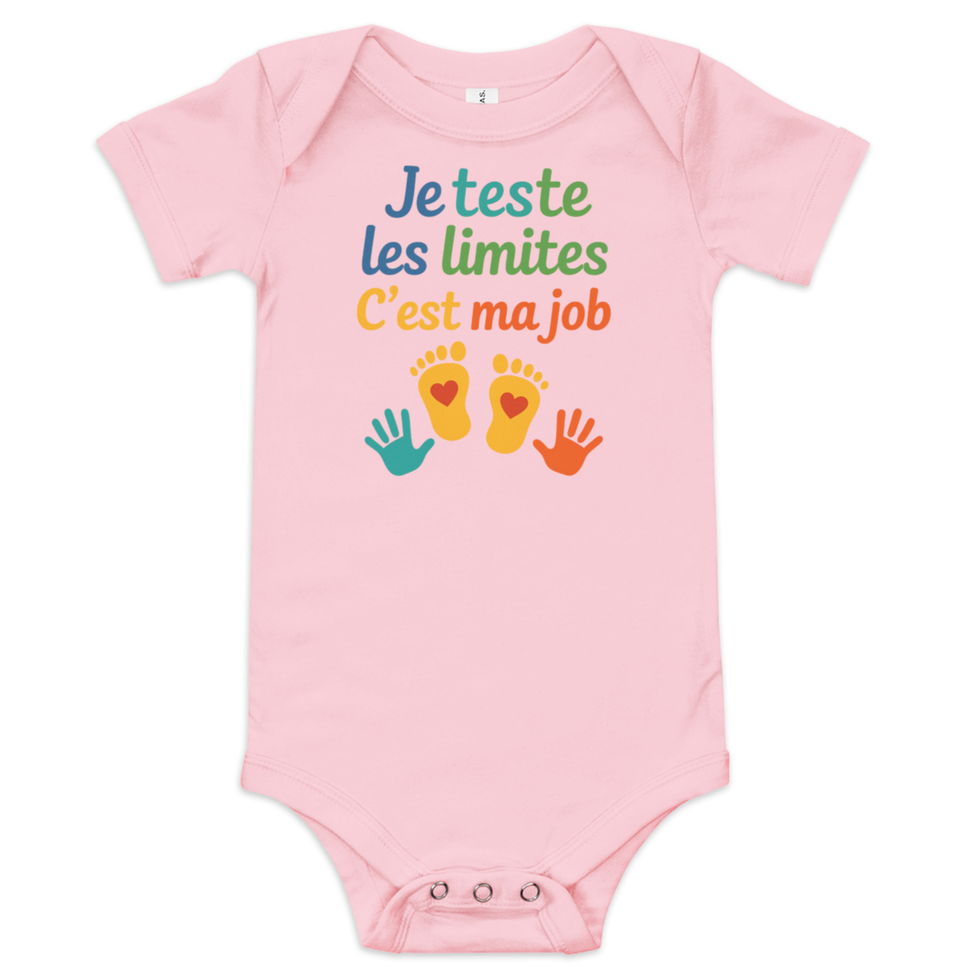 Body bébé humoristique "Je teste les limites" – Image 4