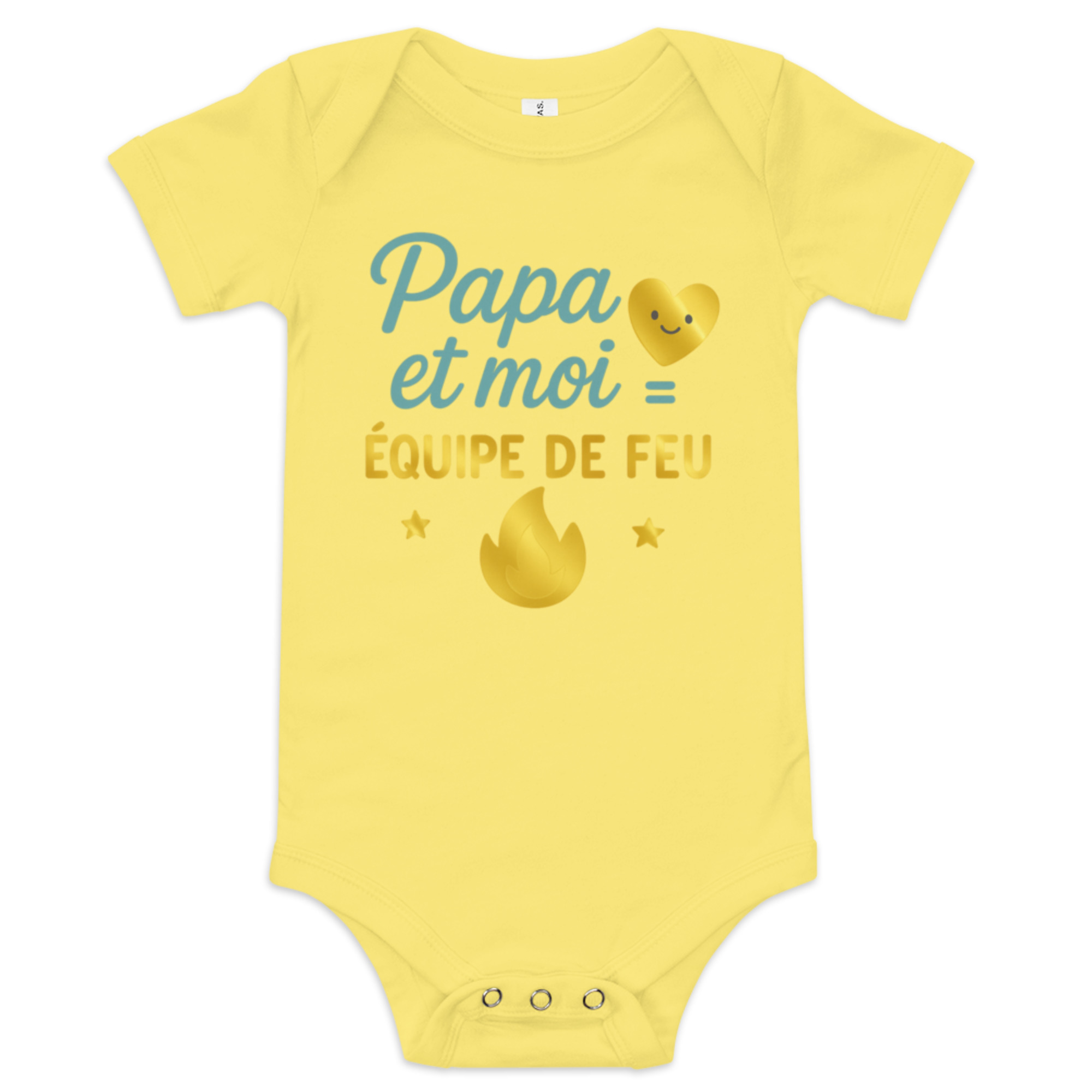 Body bébé Papa et moi = Équipe de feu Cadeau naissance – Image 11