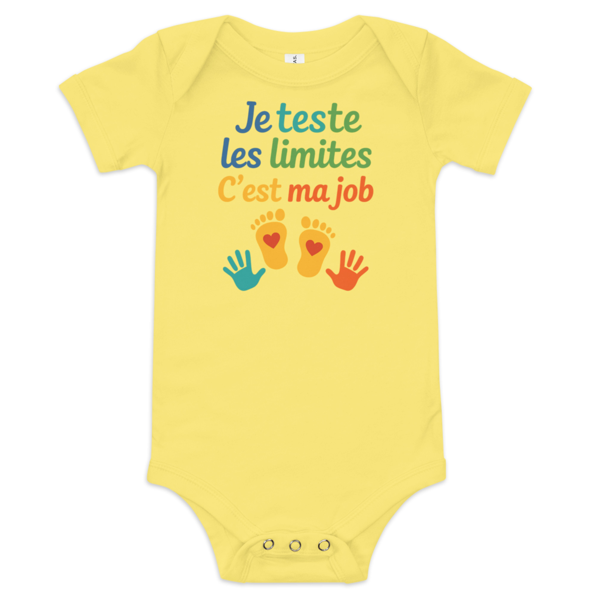 Body bébé humoristique "Je teste les limites" – Image 5